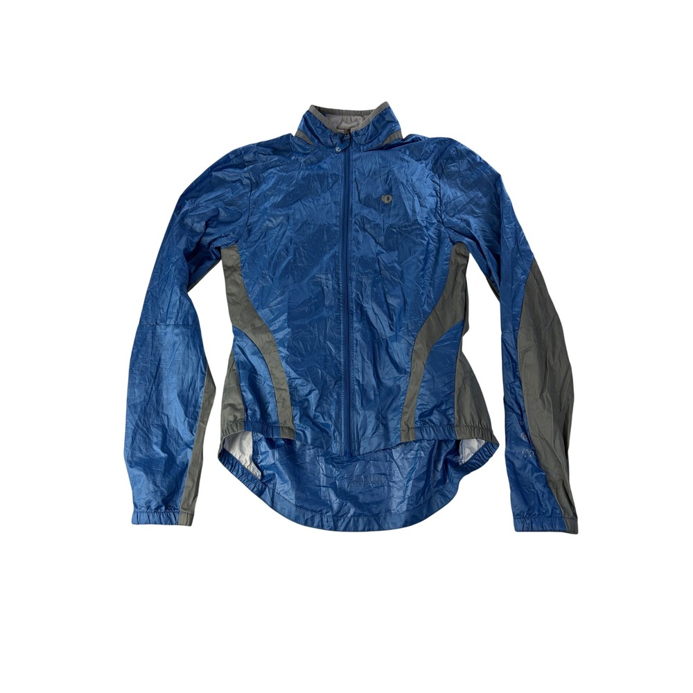 Pearl Izumi Cycling Jacket Womens Small Windbreaker Ripstop Lightweight Blue